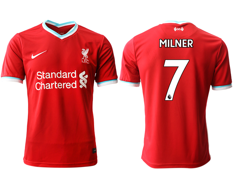 Men 2020-2021 club Liverpool home aaa version #7 red Soccer Jerseys